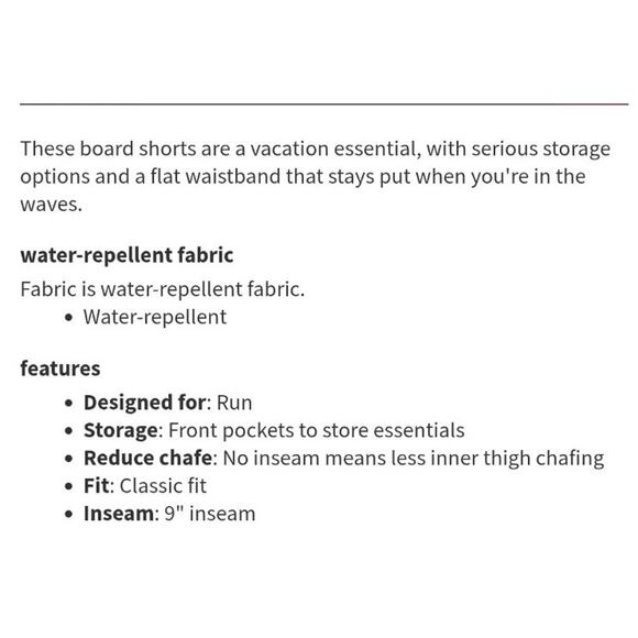 LuLuLemon Men's 32 Current State 9" Board Shorts Swim Athletic Trunks LM7ALGS - Picture 5 of 12